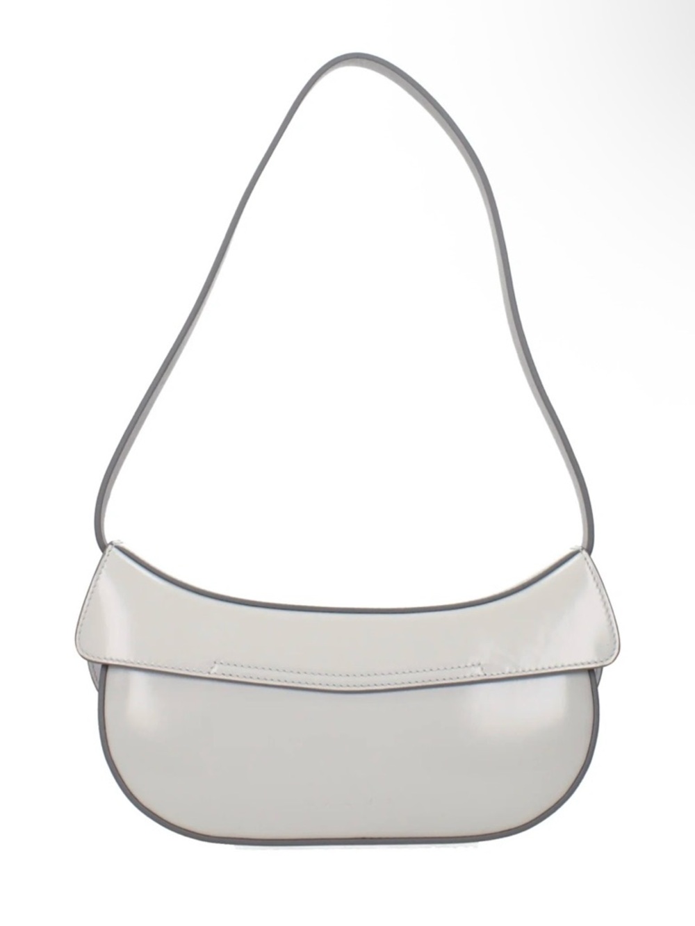 Marni Gray Leather Shoulder Bag - Picture 4 of 8